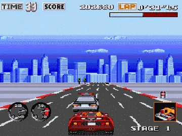 Turbo OutRun (Japan, Europe) screen shot game playing